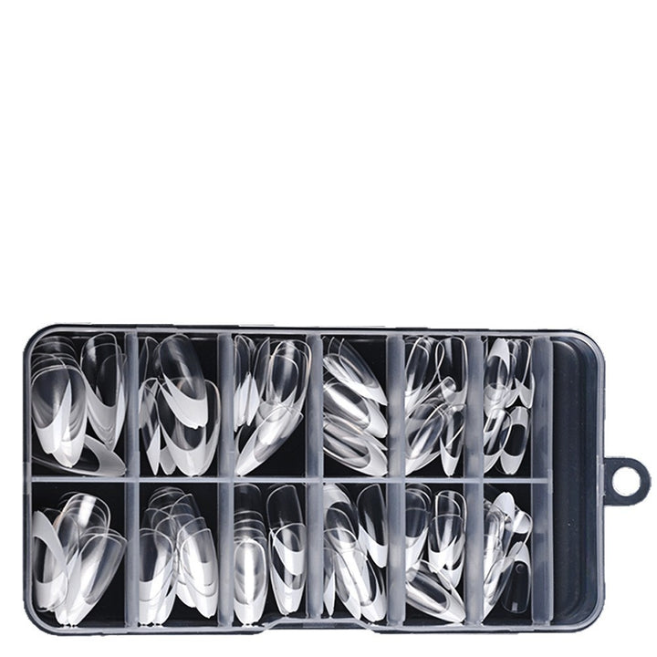 Half-Moon French Tip Nail Tips Collection Bowlift