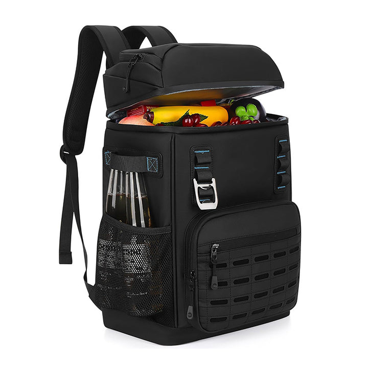Isolated picnic backpack with multifunctional storage Bowlift