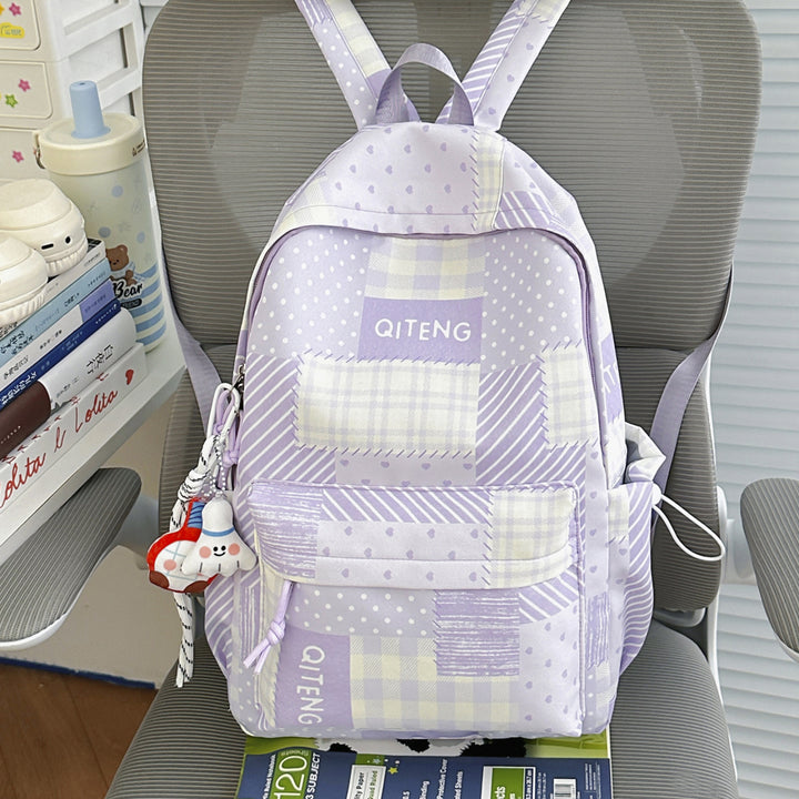 Patterned Casual Backpack