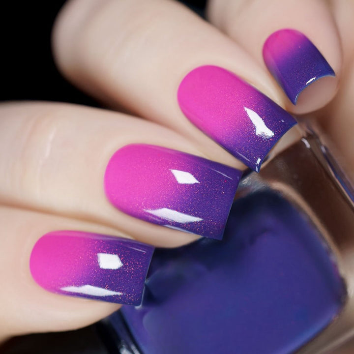 Trendy ombre design artificial nails Bowlift