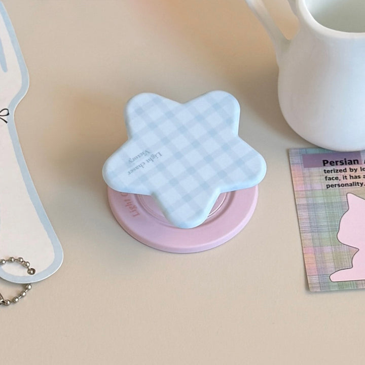 Playful star-shaped silicone coaster Bowlift