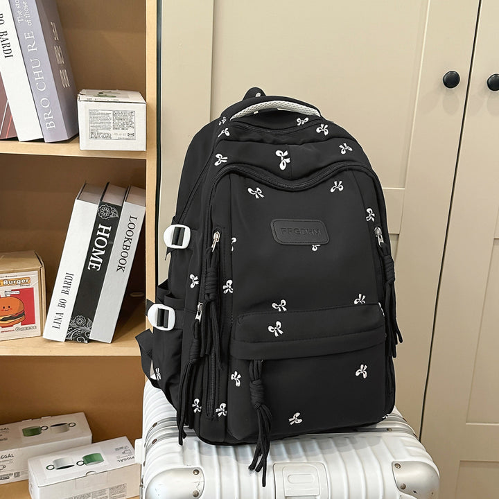 Functional Graphic-Embellished Backpack