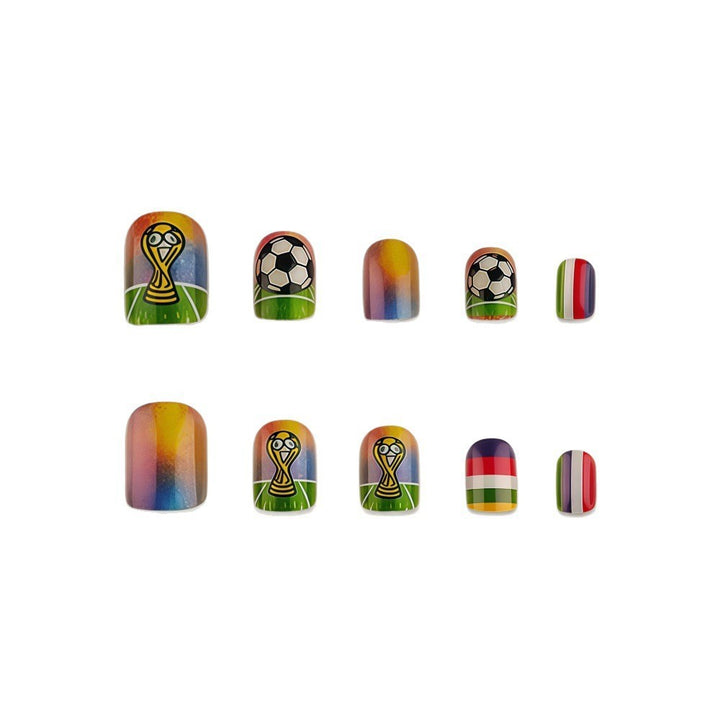 Sporty Football Nail Art Bowlift