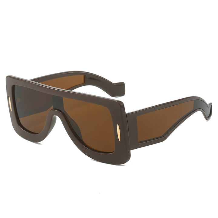 Ladies futuristic oversized sunglasses Bowlift