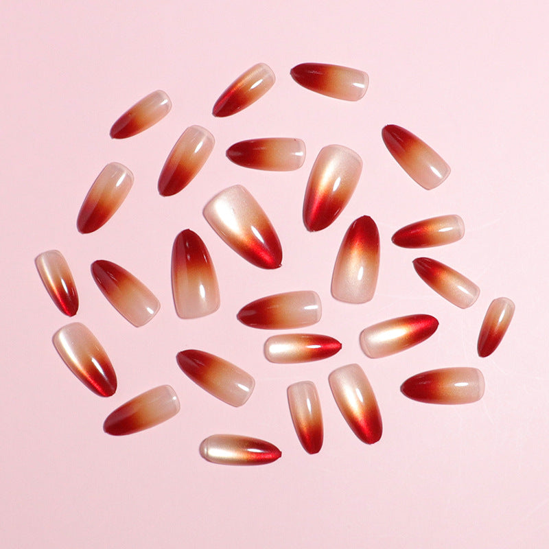Elegant Ombre Press-On Nail Set Bowlift