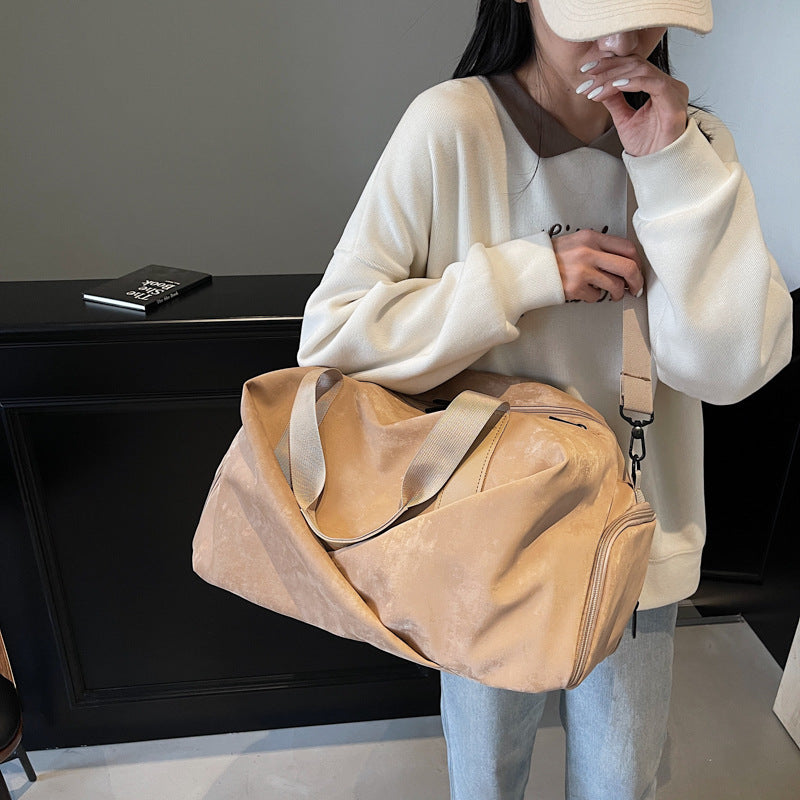 Elegant Multi-Compartment Travel Duffle Bag Bowlift