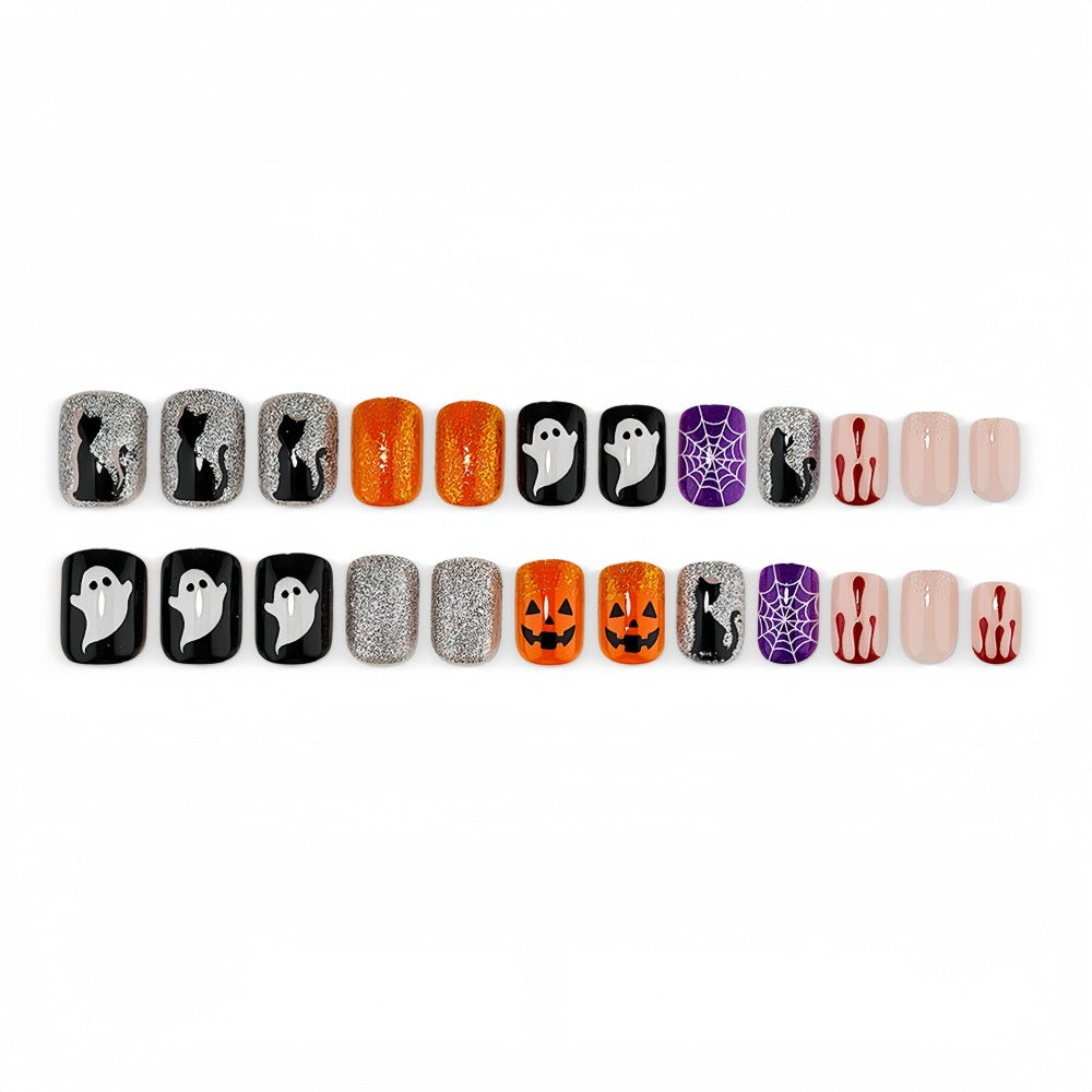Creative Halloween Fake Nails Bowlift
