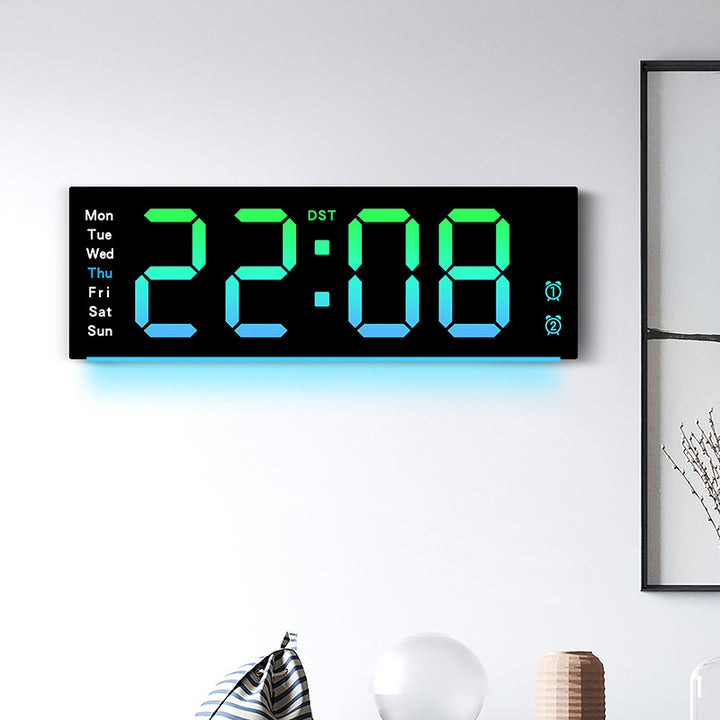 Digital wall clock with temperature sensor Bowlift