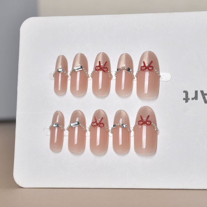 Premium Ocean-Inspired Press-On Nail Extensions Bowlift