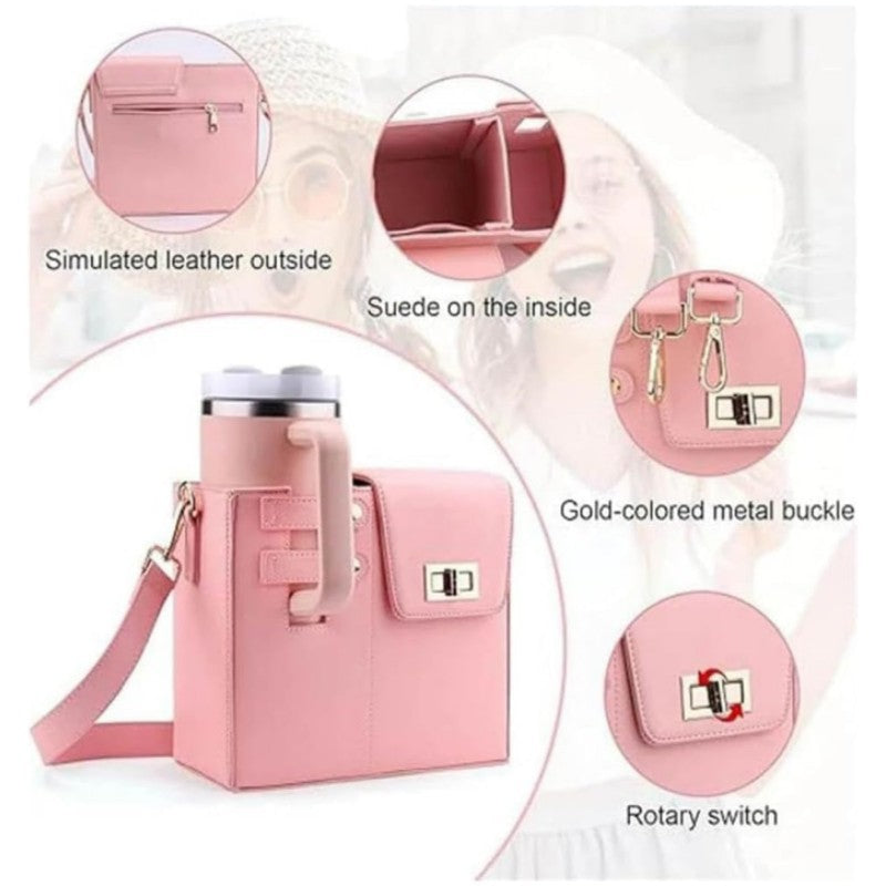 Insulated Beverage Holder Satchel