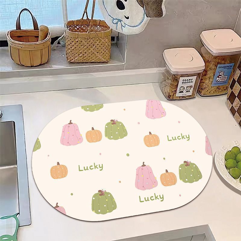 Playful Banana-Themed Kitchen Mat