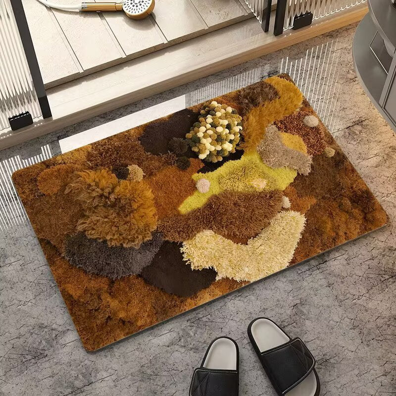 Flower pattern rug