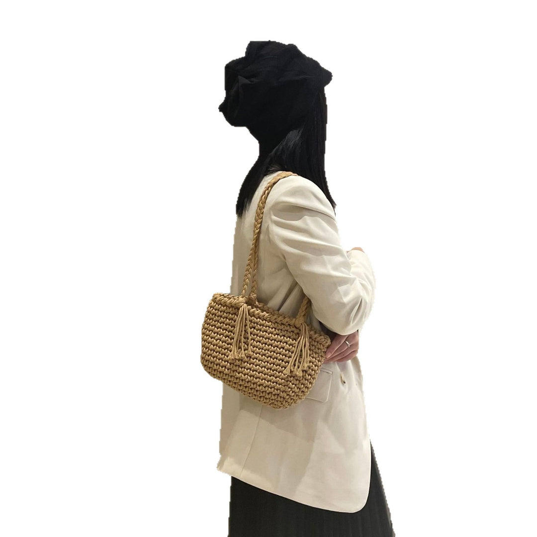 Hand-knotted shoulder bag Bowlift