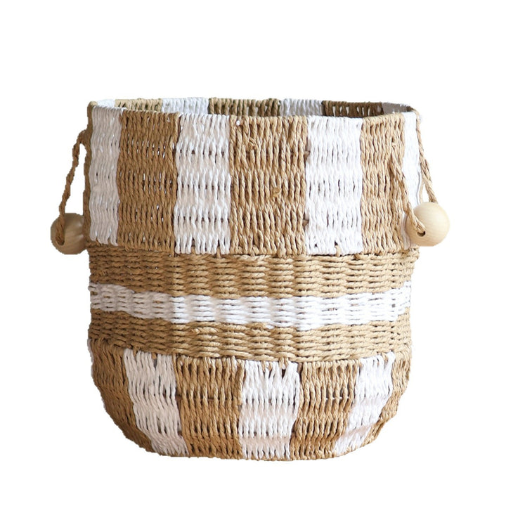 Handcrafted storage bucket made of pocket fabric Bowlift