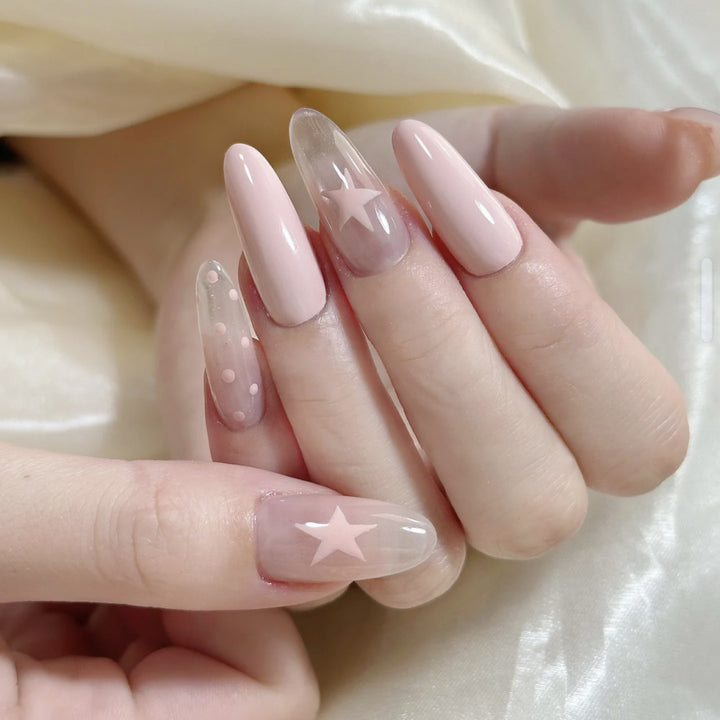 Artistic Stiletto Press-On Nail Set Bowlift