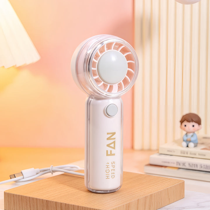 Ladies Portable Hand Fan with Cute Animal Design Bowlift