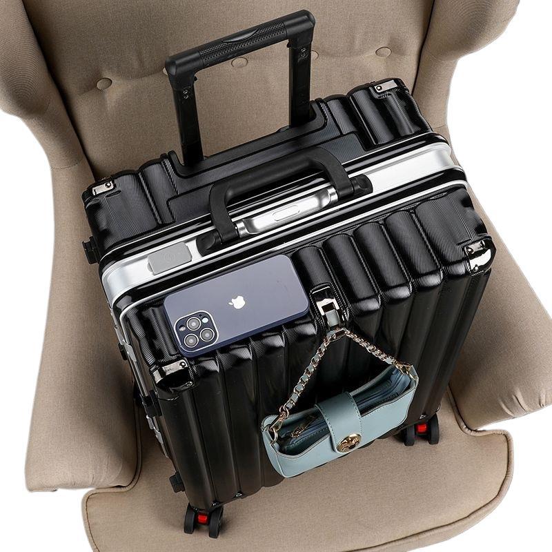 Hard Shell Trolley With Integrated Usb Charging Port And Multifunctional Storage Bowlift