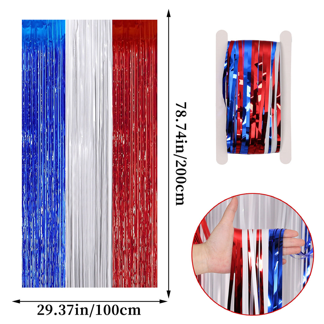 Unisex nan Pappteller Set with patriotic star stripe motif and convenient plate size Bowlift