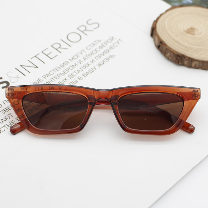 Women’s geometric sunglasses with refined plastic frame Bowlift