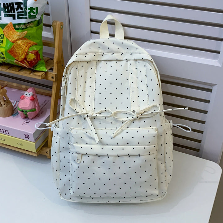 Polka Dot Laptop Backpack