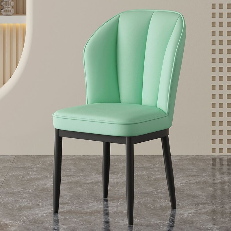 Contemporary High-Back Dining Chair Bowlift