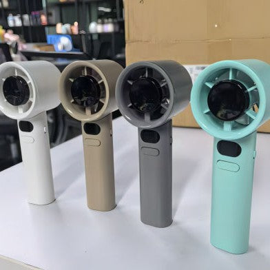 Women Portable Hand Fan with Digital Speed Control Bowlift