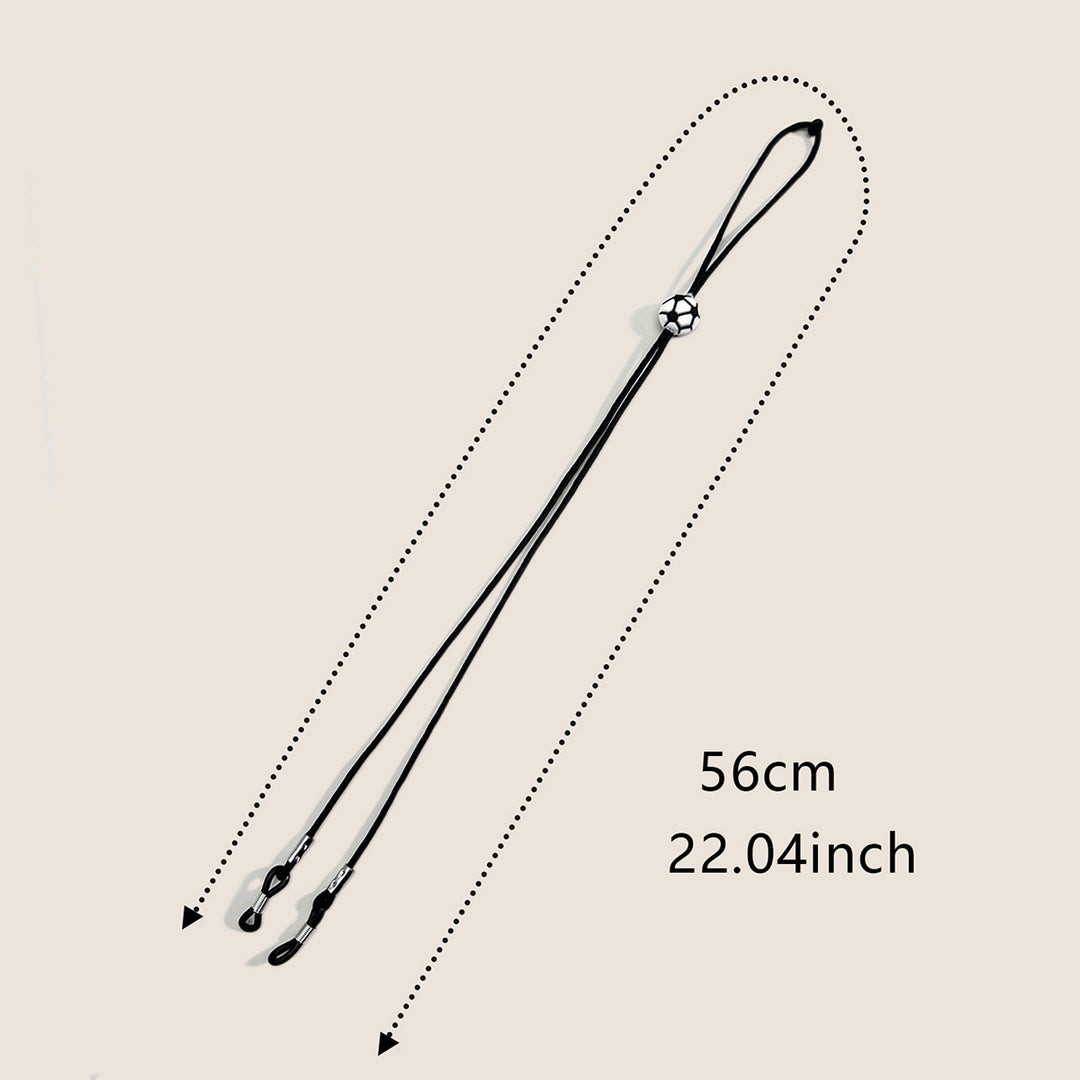 Adjustable Soccer-themed Eyewear Strap Bowlift