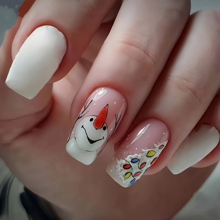 Festive Winter Nail Art Bowlift