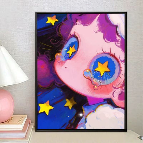 Whimsical Fantasy Character Canvas Art Print Bowlift