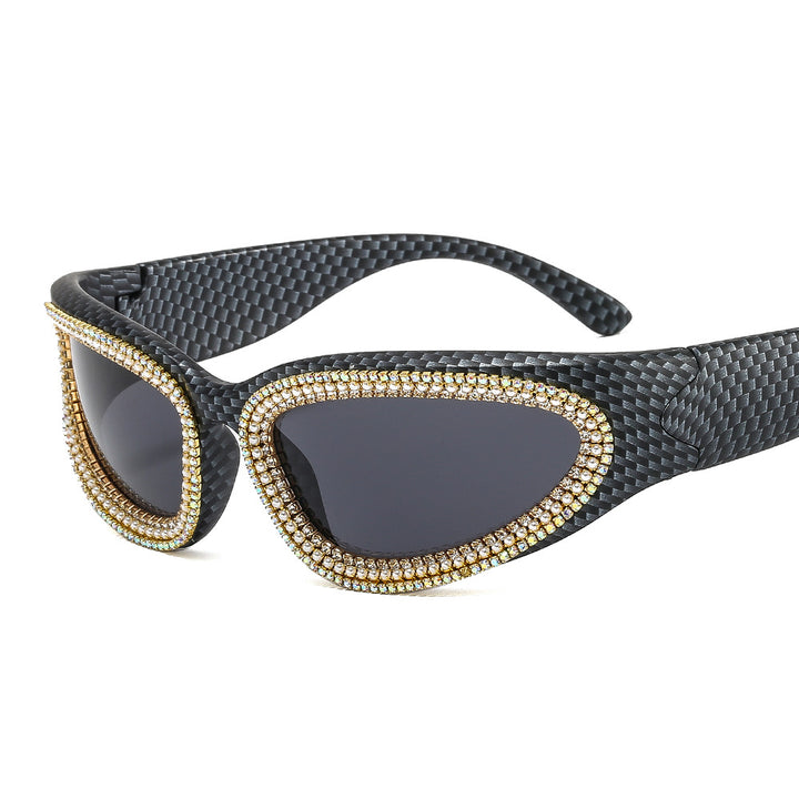 Ladies stylish sunglasses with sparkling crystal frame Bowlift
