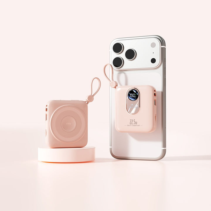 Powerbank with wireless charging function and digital smart display Bowlift