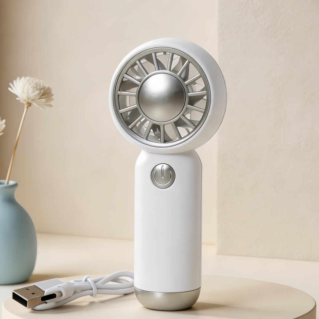 Ladies portable mini hand fan with USB charging function Bowlift