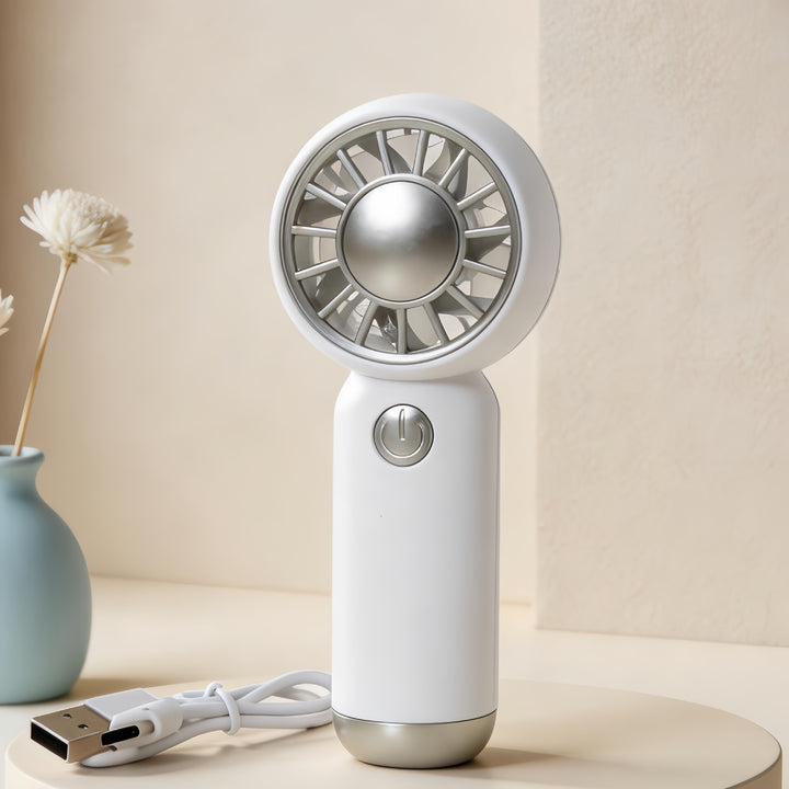 Ladies portable mini hand fan with USB charging function Bowlift