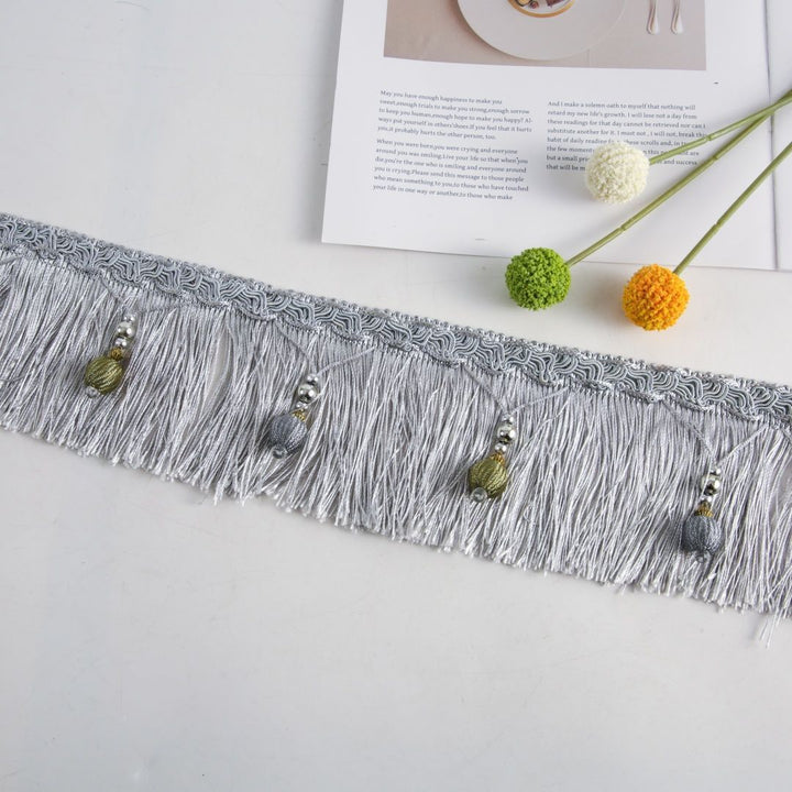 Luxury Fringe Braid with Bead Trim Bowlift