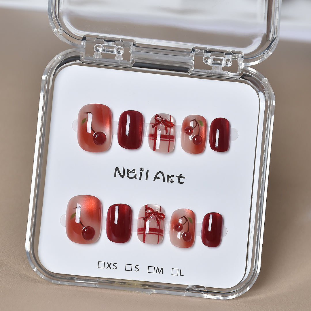 Premium Glamorous Press-On Nail Extensions Bowlift