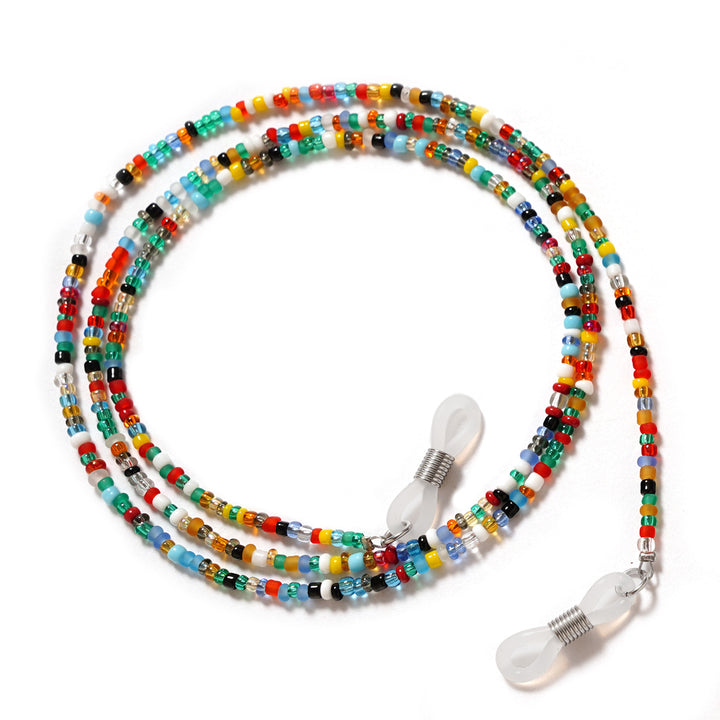 Multi-Colored Beaded Glasses Holder Chain Bowlift