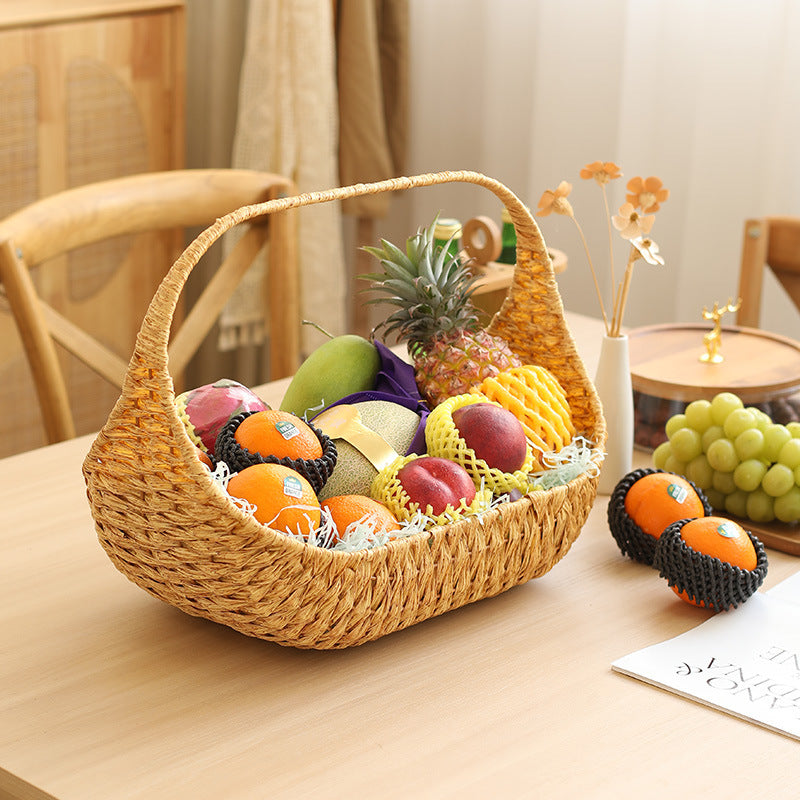 Artisan Woven Serving Basket Bowlift