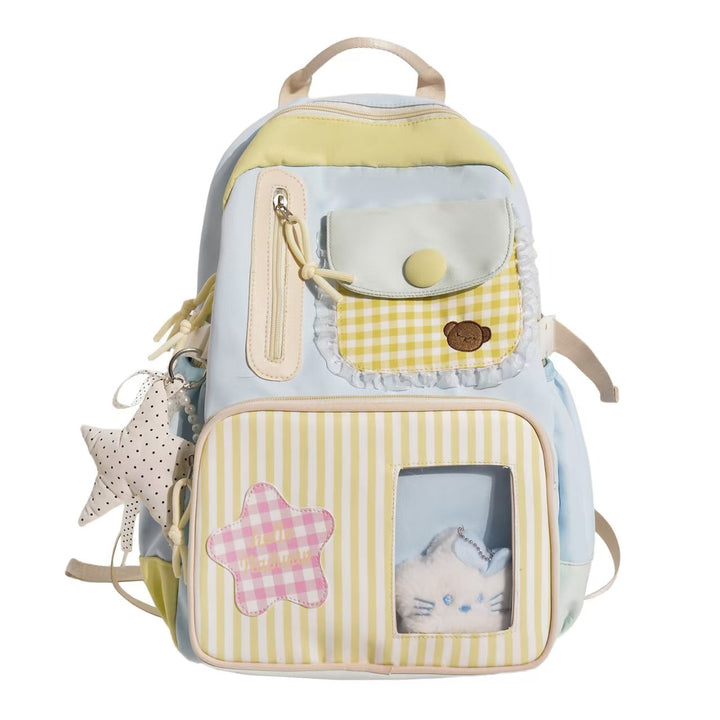 Decorative Plush Character Backpack Bowlift