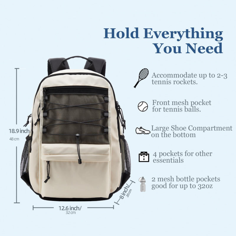 Multi-Functional Sports Tennis Backpack Bowlift