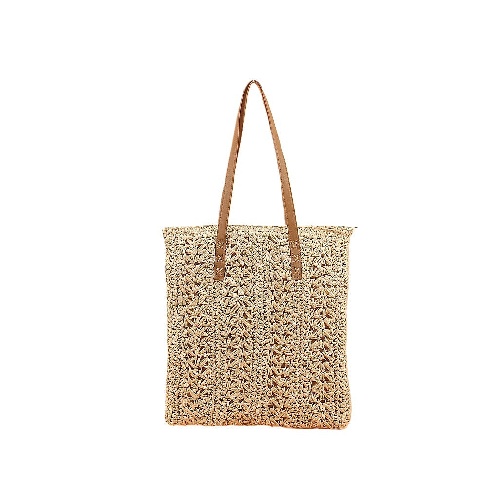 Beach bag with soft fabric and elegant leather accents Bowlift