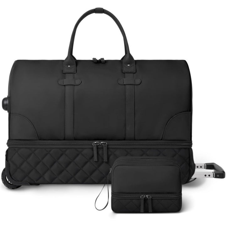Quilted Rolling Duffle Bag Bowlift