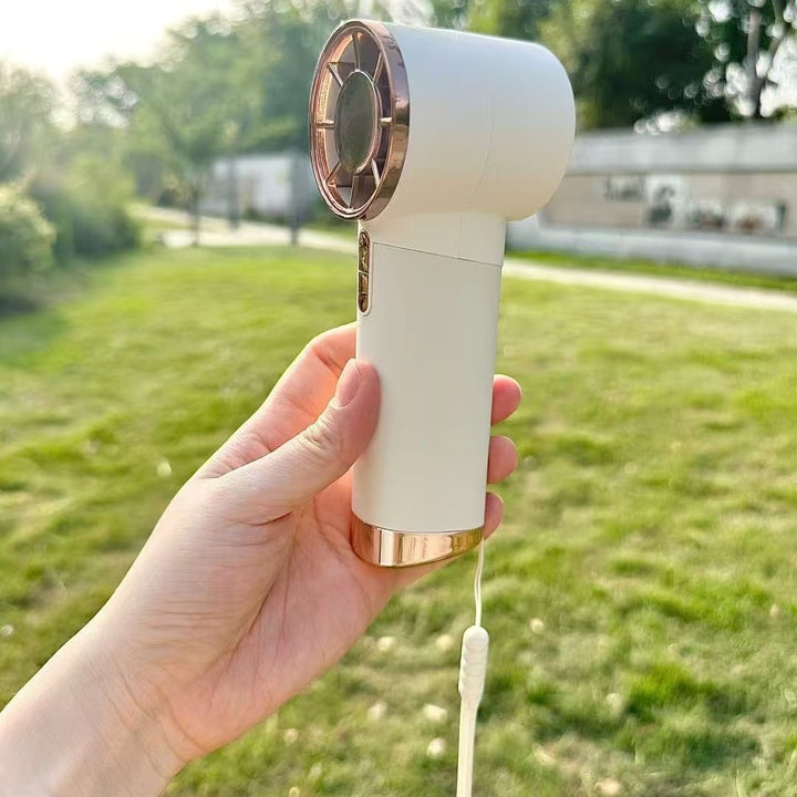 Ladies portable hand fan with digital control Bowlift