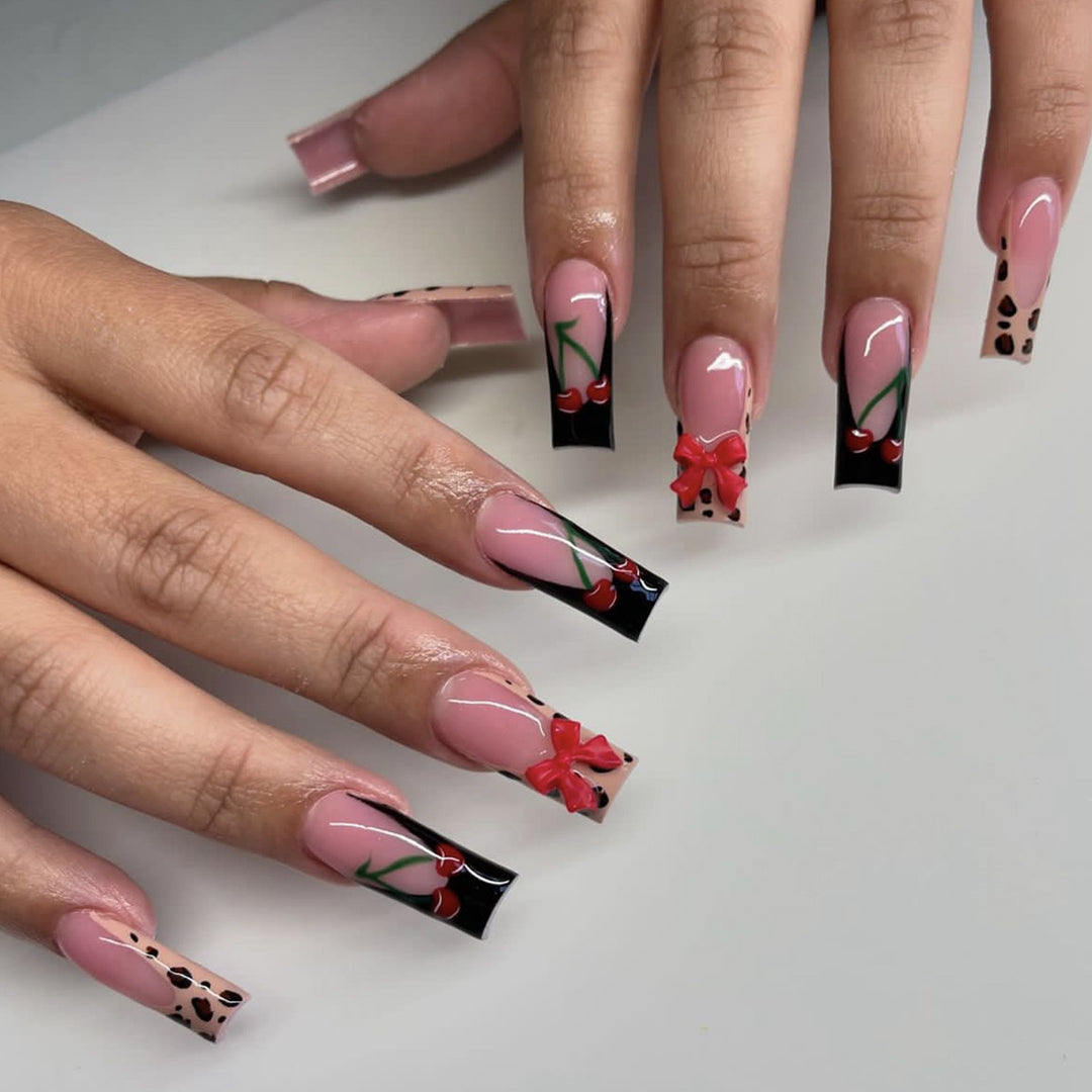 Creative Floral Design Nail Art Extensions Bowlift