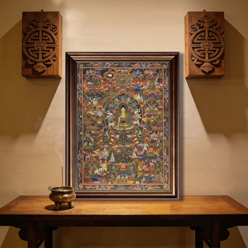 Intricate Religious Canvas Artwork