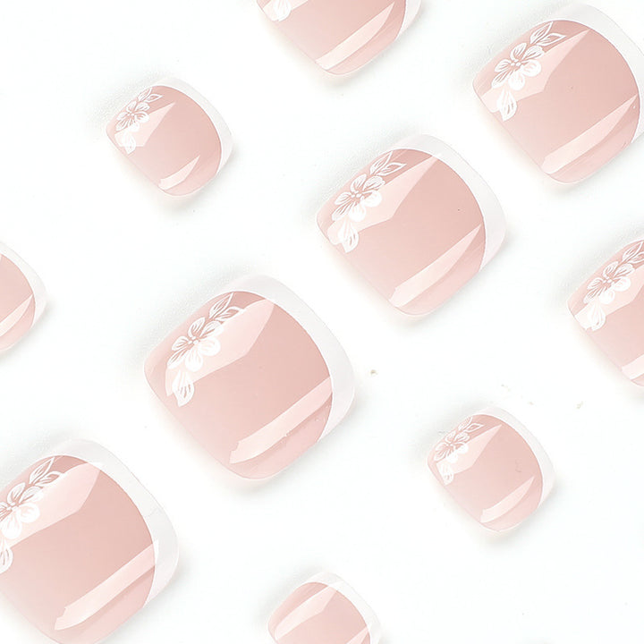 Floral Design Nail Art Tips Bowlift