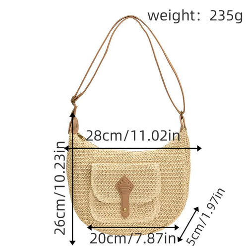 Shoulder bag with leather accents Bowlift