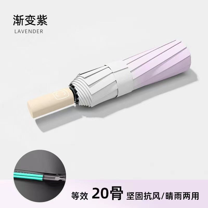 Women‘s Folding Umbrella with Innovative Wind Protection System Bowlift
