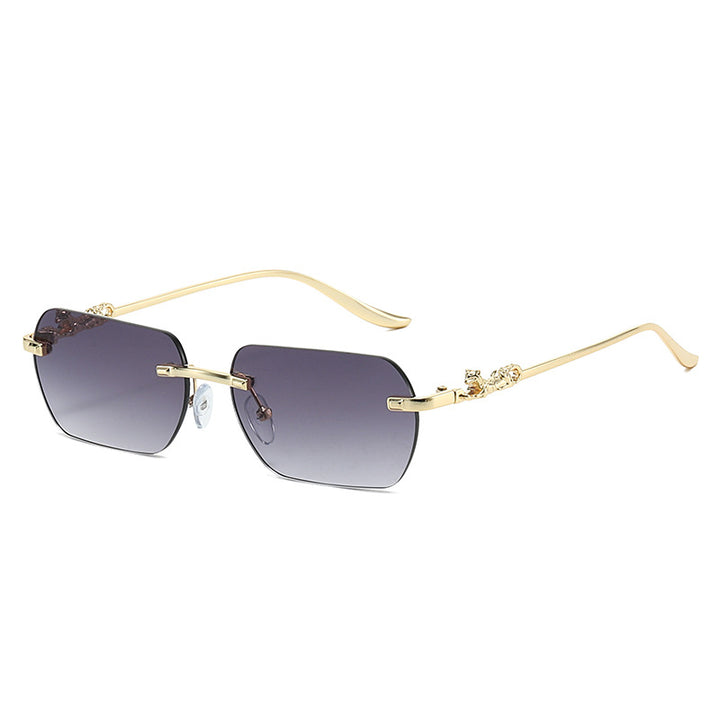 Ladies elegant half-rim glasses with decorative details Bowlift