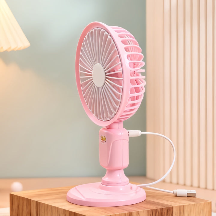 Women portable table fan with versatile tilt adjustment Bowlift