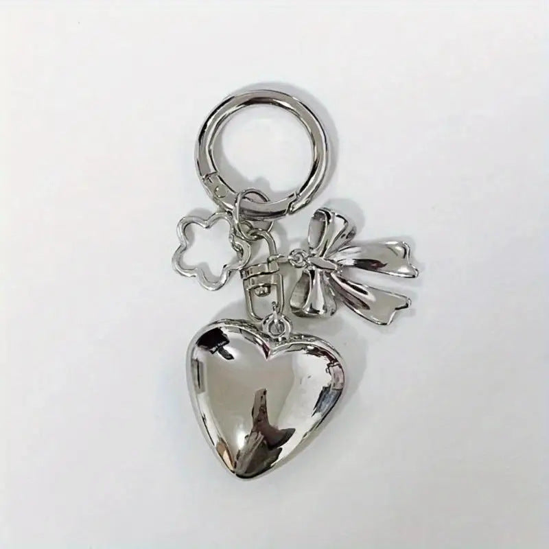 Metallic Charm Keychain Bowlift